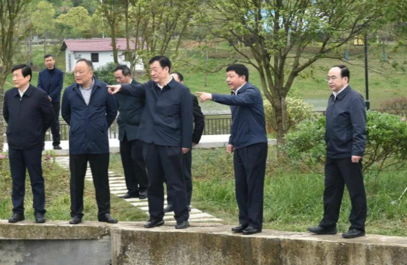 江西省委書記劉奇視察龍須溝項目，點贊仙女湖水環(huán)境治理