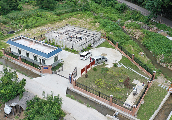 廣東整縣推進村鎮(zhèn)污水處理15個示范項目之一，提高陽山縣縣城污水處理率，改善城鄉(xiāng)人居環(huán)境
